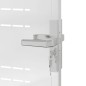 vidaXL Gartentor 100x75 cm Edelstahl vidaXL Gartentor 100x75 cm Edelstahl