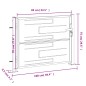 vidaXL Gartentor 100x75 cm Edelstahl vidaXL Gartentor 100x75 cm Edelstahl