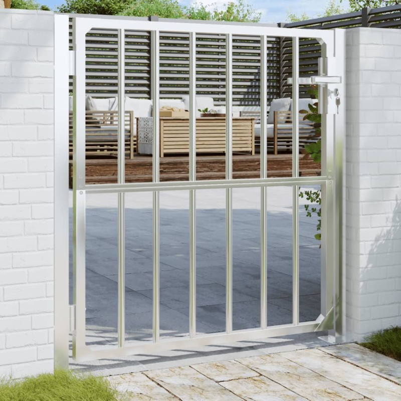 vidaXL Gartentor 100x100 cm Edelstahl vidaXL Gartentor 100x100 cm Edelstahl