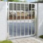 vidaXL Gartentor 100x100 cm Edelstahl vidaXL Gartentor 100x100 cm Edelstahl