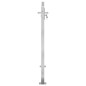 vidaXL Gartentor 100x100 cm Edelstahl vidaXL Gartentor 100x100 cm Edelstahl