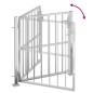 vidaXL Gartentor 100x100 cm Edelstahl vidaXL Gartentor 100x100 cm Edelstahl