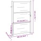 vidaXL Gartentor 100x150 cm Edelstahl vidaXL Gartentor 100x150 cm Edelstahl