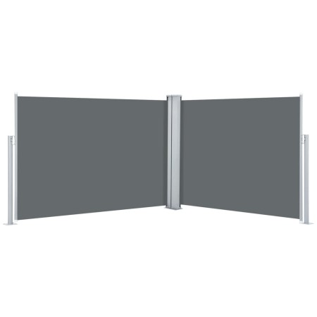vidaXL Ausziehbare Seitenmarkise Anthrazit 120 x 1000 cm