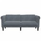 vidaXL Sofa 2-Sitzer Dunkelgrau Samt vidaXL Sofa 2-Sitzer Dunkelgrau Samt