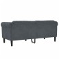 vidaXL Sofa 2-Sitzer Dunkelgrau Samt vidaXL Sofa 2-Sitzer Dunkelgrau Samt