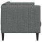 vidaXL Sofa 2-Sitzer Dunkelgrau Stoff vidaXL Sofa 2-Sitzer Dunkelgrau Stoff