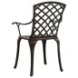 vidaXL 5-tlg. Bistro-Set Aluminiumguss Bronzen vidaXL 5-tlg. Bistro-Set Aluminiumguss Bronzen