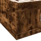 vidaXL Tagesbett mit Schubladen Räuchereiche 75x190 cm Holzwerkstoff vidaXL Tagesbett mit Schubladen Räuchereiche 75x190 cm Holzwerkstoff