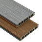 WPC Terrassendielen mit Zubehör Braun und Grau 30 m² 2,2 m WPC Terrassendielen mit Zubehör Braun und Grau 30 m² 2,2 m