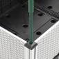 vidaXL Pflanzkübel mit Rankgitter Weiß 80x40x142,5 cm PP vidaXL Pflanzkübel mit Rankgitter Weiß 80x40x142,5 cm PP