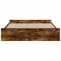 vidaXL Bettgestell mit Schubladen Räuchereiche 180x200cm Holzwerkstoff vidaXL Bettgestell mit Schubladen Räuchereiche 180x200cm Holzwerkstoff