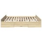 vidaXL Bettgestell mit Schubladen Sonoma-Eiche 180x200cm Holzwerkstoff vidaXL Bettgestell mit Schubladen Sonoma-Eiche 180x200cm Holzwerkstoff