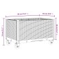 vidaXL Pflanzkasten mit Rollen Braun 80x50x54 cm PP vidaXL Pflanzkasten mit Rollen Braun 80x50x54 cm PP