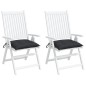vidaXL Palettenkissen 2 Stk. Schwarz 50x50x7 cm Oxford-Gewebe vidaXL Palettenkissen 2 Stk. Schwarz 50x50x7 cm Oxford-Gewebe