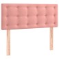 vidaXL Boxspringbett mit Matratze Rosa 120x190 cm Samt vidaXL Boxspringbett mit Matratze Rosa 120x190 cm Samt