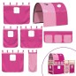 vidaXL Kinderhochbett mit Tunnel Rosa 90x190 cm Massivholz Kiefer vidaXL Kinderhochbett mit Tunnel Rosa 90x190 cm Massivholz Kiefer