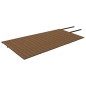 WPC Terrassendielen mit Zubehör Braun und Grau 40 m² 2,2 m WPC Terrassendielen mit Zubehör Braun und Grau 40 m² 2,2 m
