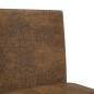 vidaXL Barstühle 2 Stk. Massivholz Gummibaum und Stoff vidaXL Barstühle 2 Stk. Massivholz Gummibaum und Stoff