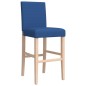 vidaXL Barstühle 2 Stk. Massivholz Gummibaum und Stoff vidaXL Barstühle 2 Stk. Massivholz Gummibaum und Stoff
