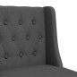 vidaXL Barstühle 2 Stk. Massivholz Gummibaum und Stoff vidaXL Barstühle 2 Stk. Massivholz Gummibaum und Stoff
