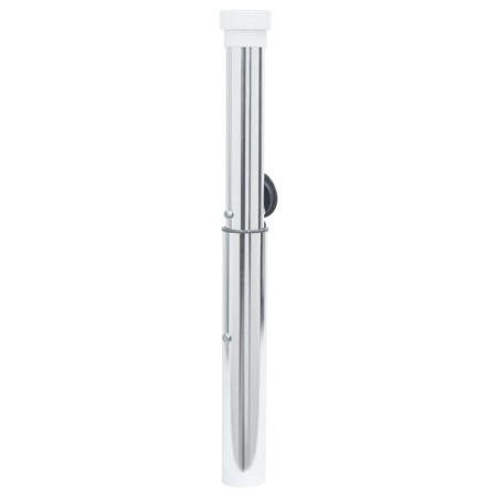 vidaXL Bodenhülse für Sonnenschirm mit 40-50 mm Mast Silbern Aluminum