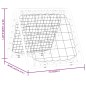 vidaXL Fußball-Rebounder Doppelseitig Verstellbar Gelb Schwarz Stahl vidaXL Fußball-Rebounder Doppelseitig Verstellbar Gelb Schwarz Stahl