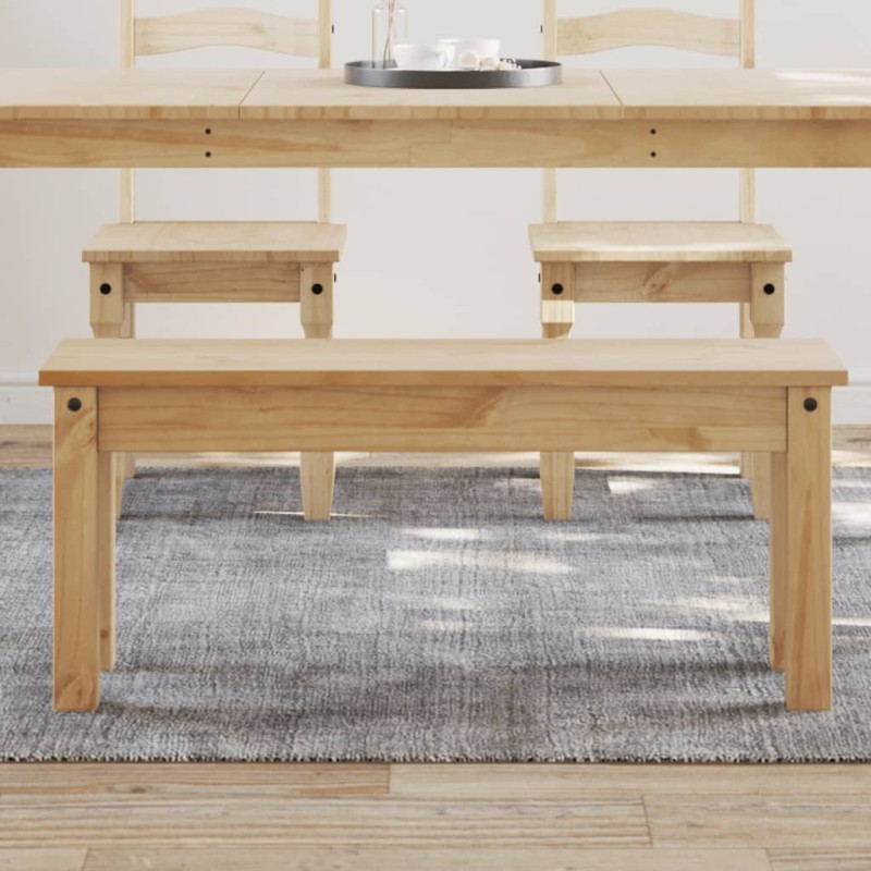 vidaXL Essbank Panama 105x30x45 cm Massivholz Kiefer vidaXL Essbank Panama 105x30x45 cm Massivholz Kiefer
