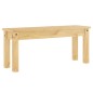 vidaXL Essbank Panama 105x30x45 cm Massivholz Kiefer vidaXL Essbank Panama 105x30x45 cm Massivholz Kiefer