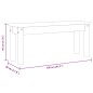 vidaXL Essbank Panama Weiß 105x30x45 cm Massivholz Kiefer vidaXL Essbank Panama Weiß 105x30x45 cm Massivholz Kiefer