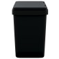 vidaXL Duo Mülleimer Anthrazit 2x25 L vidaXL Duo Mülleimer Anthrazit 2x25 L
