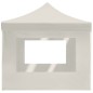 vidaXL Profi-Partyzelt Faltbar mit Wänden Aluminium 4,5x3 m Creme vidaXL Profi-Partyzelt Faltbar mit Wänden Aluminium 4,5x3 m Creme