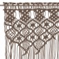 vidaXL Makramee Vorhang Taupe 140x240 cm Baumwolle vidaXL Makramee Vorhang Taupe 140x240 cm Baumwolle