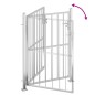 vidaXL Gartentor 100x125 cm Edelstahl vidaXL Gartentor 100x125 cm Edelstahl