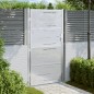 vidaXL Gartentor 100x200 cm Edelstahl vidaXL Gartentor 100x200 cm Edelstahl