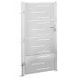 vidaXL Gartentor 100x200 cm Edelstahl vidaXL Gartentor 100x200 cm Edelstahl