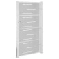vidaXL Gartentor 100x200 cm Edelstahl vidaXL Gartentor 100x200 cm Edelstahl