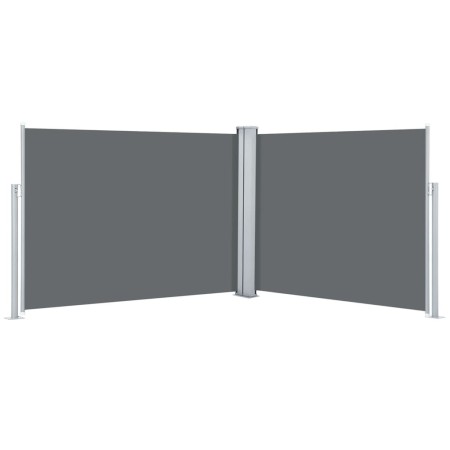 vidaXL Ausziehbare Seitenmarkise Anthrazit 140 x 1000 cm