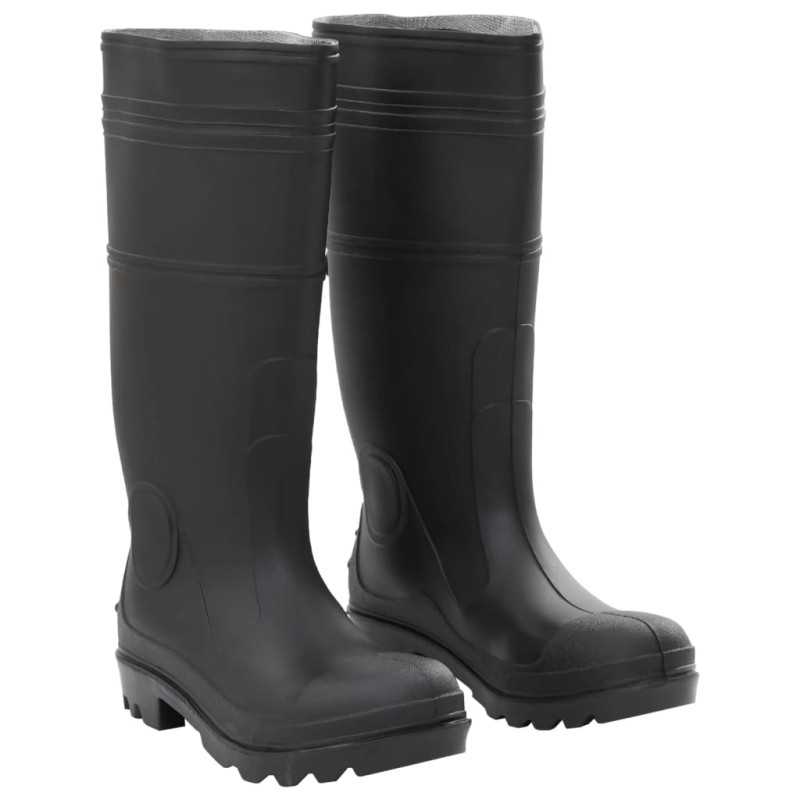 vidaXL Gummistiefel Schwarz Größe 39 PVC vidaXL Gummistiefel Schwarz Größe 39 PVC