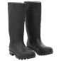 vidaXL Gummistiefel Schwarz Größe 39 PVC vidaXL Gummistiefel Schwarz Größe 39 PVC