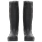 vidaXL Gummistiefel Schwarz Größe 39 PVC vidaXL Gummistiefel Schwarz Größe 39 PVC