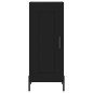 vidaXL Highboard Schwarz 34,5x34x180 cm Holzwerkstoff vidaXL Highboard Schwarz 34,5x34x180 cm Holzwerkstoff