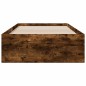 vidaXL Bettgestell mit Schubladen Räuchereiche 75x190 cm Holzwerkstoff vidaXL Bettgestell mit Schubladen Räuchereiche 75x190 cm Holzwerkstoff