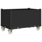 vidaXL Pflanzkasten mit Rollen Schwarz 80x50x54 cm PP vidaXL Pflanzkasten mit Rollen Schwarz 80x50x54 cm PP