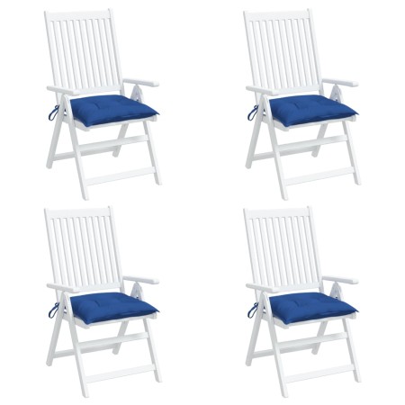 vidaXL Palettenkissen 4 Stk. Blau 50x50x7 cm Oxford-Gewebe