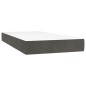 vidaXL Boxspringbett mit Matratze Dunkelgrün 120x190 cm Samt vidaXL Boxspringbett mit Matratze Dunkelgrün 120x190 cm Samt