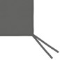 Pavillon-Seitenwand mit Fenstern 6x2 m Anthrazit Pavillon-Seitenwand mit Fenstern 6x2 m Anthrazit
