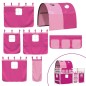 vidaXL Kinderhochbett mit Tunnel Rosa 90x190 cm Massivholz Kiefer vidaXL Kinderhochbett mit Tunnel Rosa 90x190 cm Massivholz Kiefer
