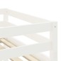 vidaXL Kinderhochbett mit Tunnel Rosa 90x190 cm Massivholz Kiefer vidaXL Kinderhochbett mit Tunnel Rosa 90x190 cm Massivholz Kiefer