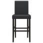 vidaXL Barstühle 2 Stk. Massivholz Gummibaum und Kunstleder vidaXL Barstühle 2 Stk. Massivholz Gummibaum und Kunstleder
